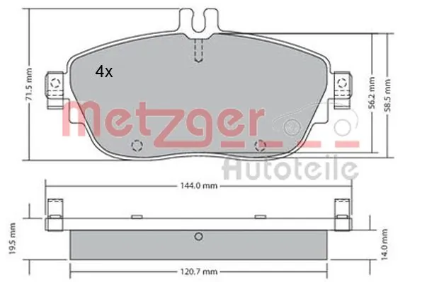 Brake Pad Set, disc brake